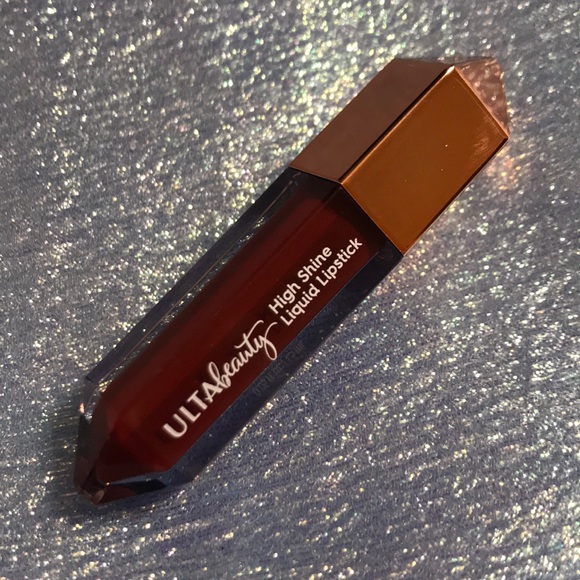 6/$15 Ulta Crystal Mini High Shine Liquid Lipstick in Deep Red - Picture 1 of 9